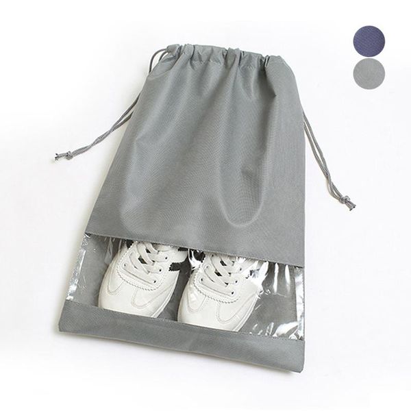 

waterproof shoes bag pouch storage travel bag non-woven laundry organizador portable tote drawstring bag organizer cover