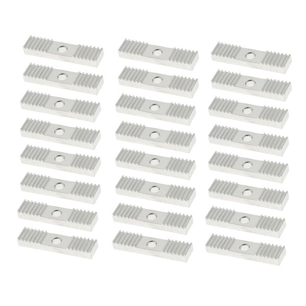 

24x timing belt aluminum gear clamp mount block fixed clip pack fixing piece