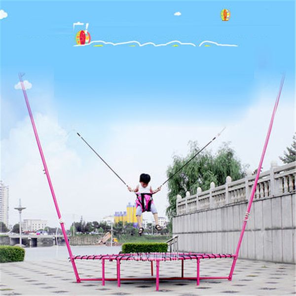 

trampolines folding waist drum spring bounce bed bungee jumping bed home indoors children weight loss fitness load 250kg