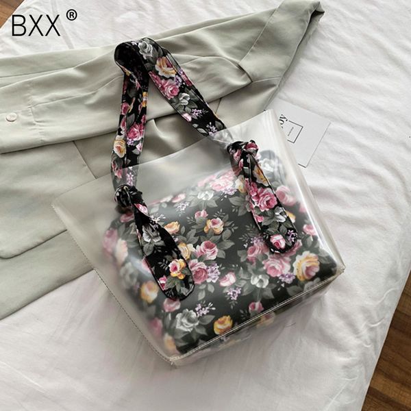

bxx] fashion flower design high capacity bags for women 2020 simple summer shoulder handbags lady simple travel bag hm535