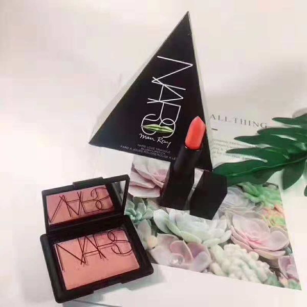 

2018 new n brand makeup full ize et 1 et 1pc blu h pattle 1pc lip tick co metic