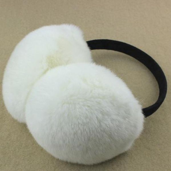 

rex fur earmuffs cute men and women warm earmuffs ear wrap ear cover child adjustable smile pack, Blue;gray