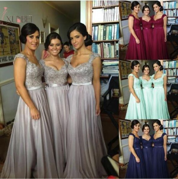 

2020 sweetheart neck chiffon elegant long evening dress a line sleeveless evening gown formal dress robe de soiree longo cps233, Black;red