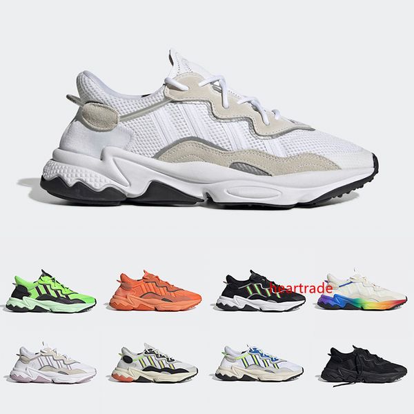 

солнечный желтый гордость 3 м светоотражающие xeno ozweego для мужчин женщин повседневная обувь облако белый черный era pack тренер спортивн