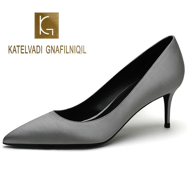

katelvadi woman shoes pumps stiletto 6cm women heels chaussure femme talon black bottom high heels wedding shoes,k-327, Black;white