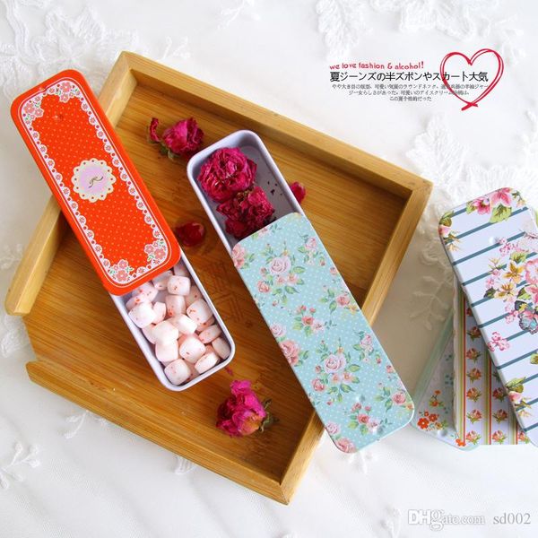 

mini flower design small box slide iron boxs telescopic carry on storage headset jewelry chewing gum metal 1 6gqc1 e1