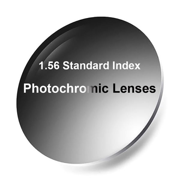 

new 1.56 pchromic single vision lenses with anti-reflective coating finish fast and deep dark chaning performance, Silver