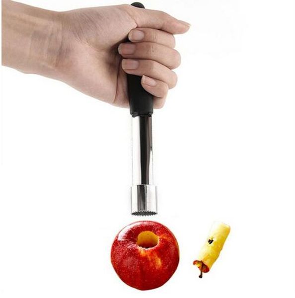 180mm(7'') Apple Corer Pitter Pear Bell Seed Remover pepper Twist Fruit Core Remove Pit Kitchen Tool Gadget Stoner Easy GB720