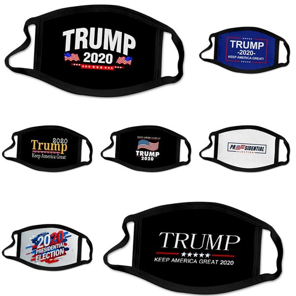 

designer trump face mask cloth face masks masque reusable civil filter mascherina pm2.5 protection ca kids cotton mask thick 3 layer mask #4, Black