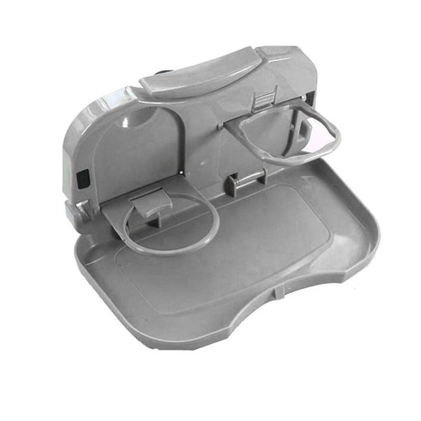

kongyide car holder universal folding auto car back seat table drink cup tray holder stand desk gray ap13