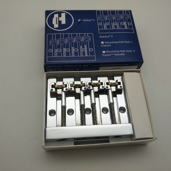 Редкие Hiigh Качество Chrome 4 Strings Bass Bridge, Bass Parts