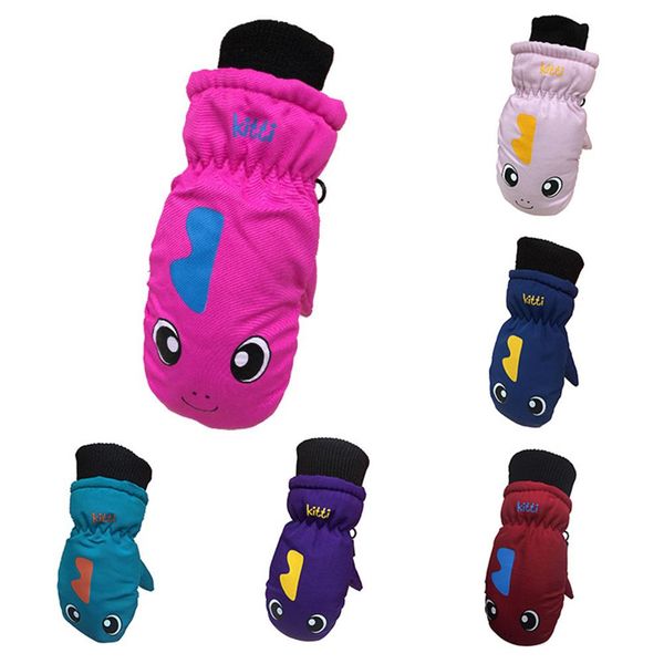 

kids ski gloves mittens winter waterproof snowboard gloves warm fleece snowmobile motorcycle riding snow for children
