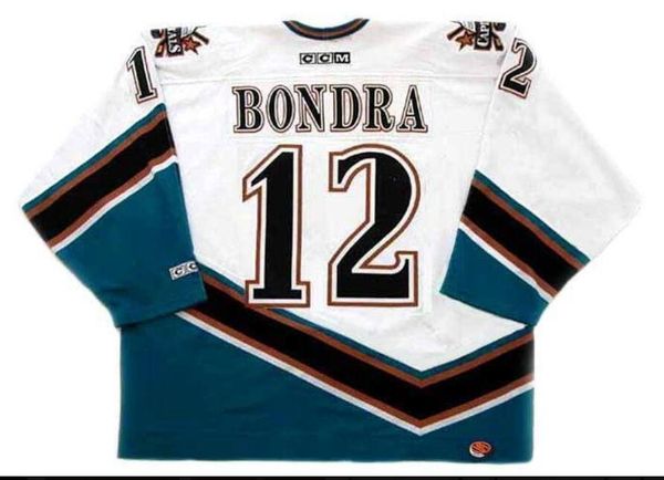 

real men real full embroidery #12 peter bondra washington capitals 1998 vintage hockey jersey or custom any name or number jersey, Black;red