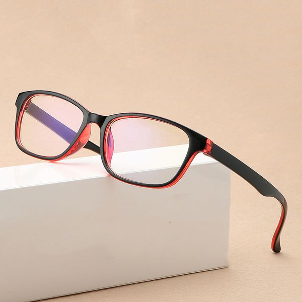 

fashion anti-blu-ray flat mirror glasses student computer glasses frame goggles small frame eye women eyeglasses men, White;black