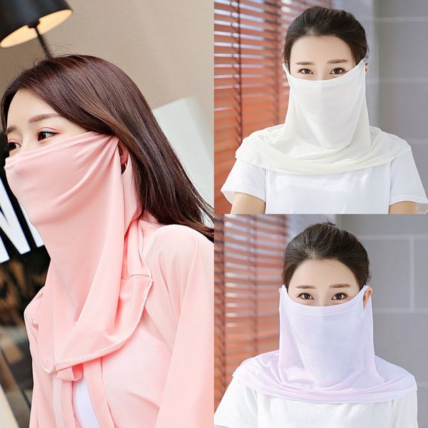 

xugtx shipping i outdoor breathe sunscreen headgear scarf summer can't riding mask i cant breathe scarf face towel, Black