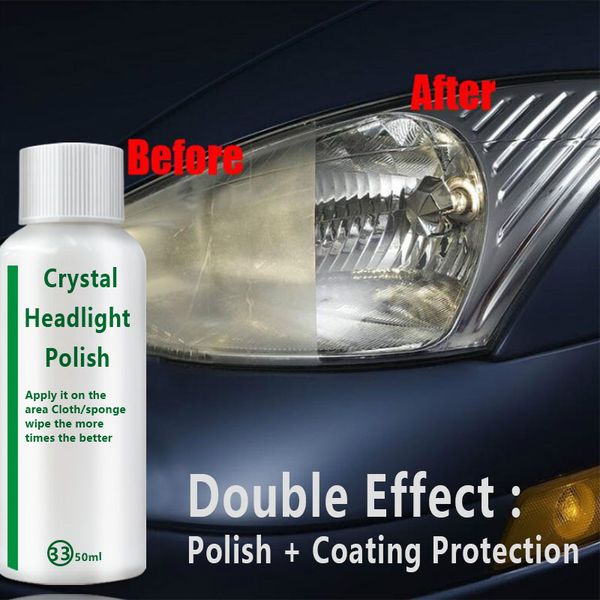 

20/50ml car headlight repair refurbishment liquid auto headlight restoration agent kit scratches renovation agent polishing