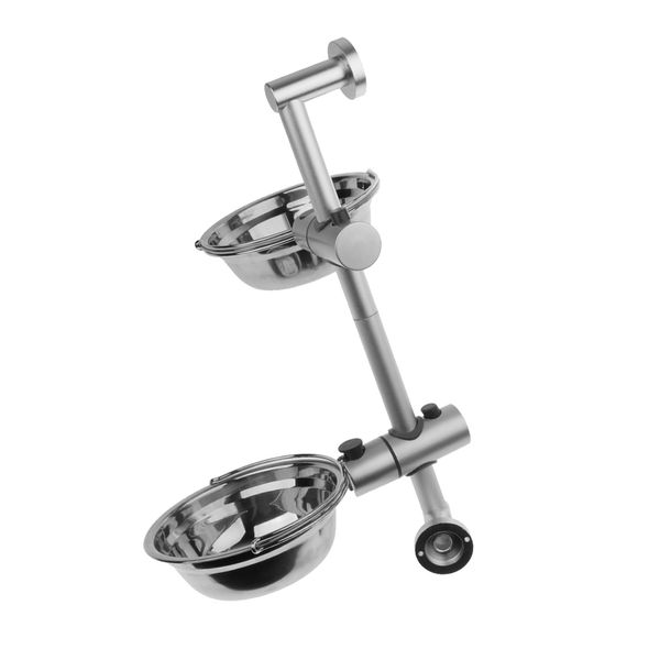 

pet stainless steel lifting bowl food water feeding bowl dish food container