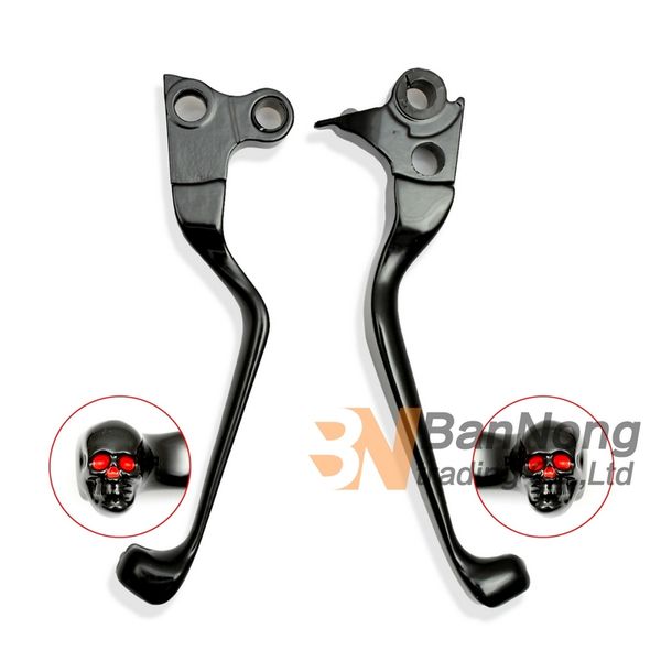 

black left&right levers set brake clutch levers handle for xl883 xl 1200 custom