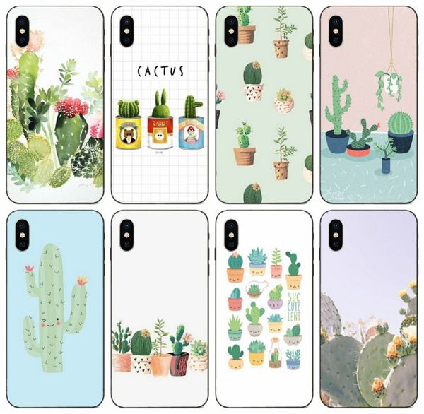 

tongtrade] сочные растения кактусы чехол для iphone 11 pro x xs max 8s 7s 6s 5s plus samsung s6 s7 s8 край honor примечание 10 sony xperia