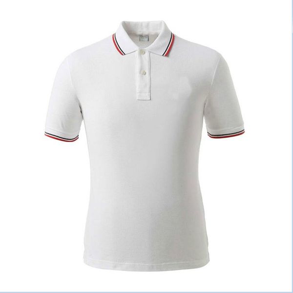

poloshirt solid polo shirt men luxury polo shirts short sleeve men's basic cotton polos for boys brand designer polo homme, White;black