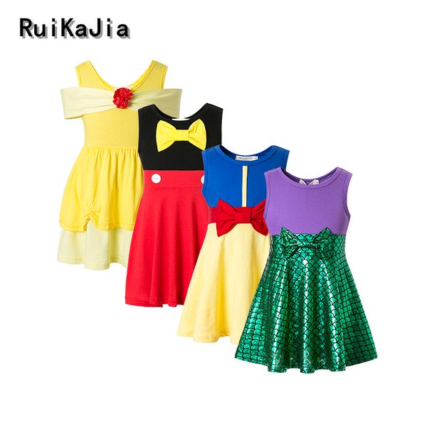 Acheter Robes Fille Vaiana Costume Princesse Costume Fille Hiver Filles Vêtements Hiver Robes à Pois Pour Les Filles De 3409 Du Orchidor