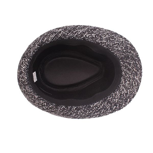 

winter hat wide brim jazz hat men outdoor hat retro bowler hats, Blue;gray