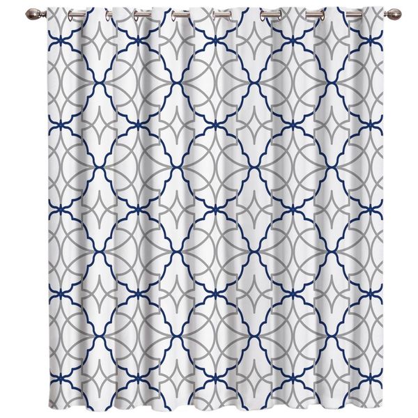 

geometric map morocco room curtains large window curtain lights living room bathroom decor kids window treatment valances