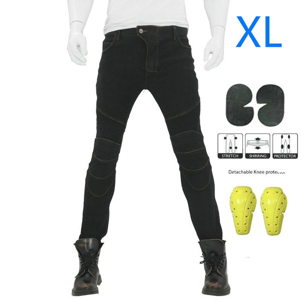 

motorbike motorcycle jeans denim biker black moto trousers pants with knee pads