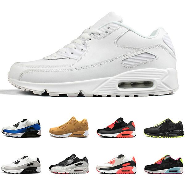 

new arrival 2019 men sneakers running shoes classic triple black red white chaussures trainer soft breathable sport designer sneaker 36-45