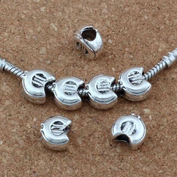 

100pcs / lots antique silver alloy greece harp music instruments big hole bead fit european beads bracelet diy jewelry 11x9x6.5mm d52, Bronze;silver