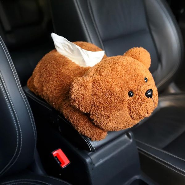 

car armrest box cartoon tissue box car styling cute accessories new 2019