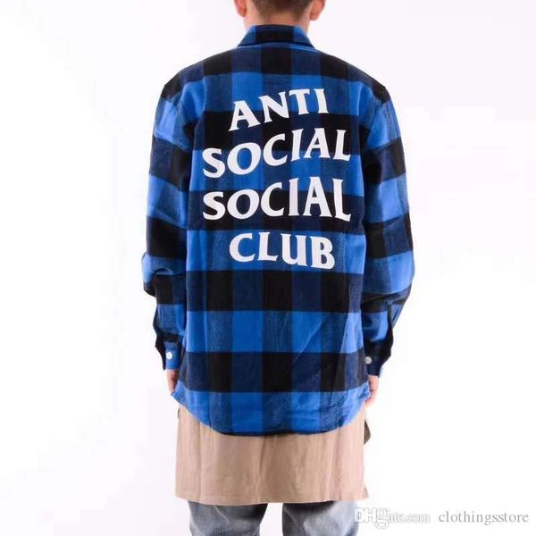

assc classic tide brand shirt mens designer shirt printed plaid shirt street hip hop cardigan fashion trend sports cardigan, White;black