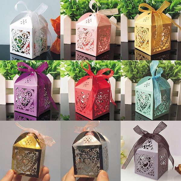 

wedding favors gift boxes candy box party favors hollow wedding candy box favor chocolate boxes candy bags cake boxes fa2226