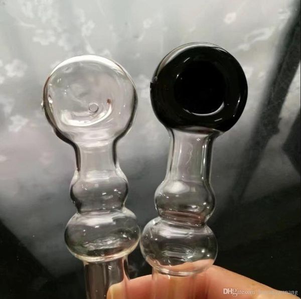 Cachimbo grande de cabaça Bongs de vidro por atacado, Cachimbos de água de vidro queimador de óleo, Acessórios para cachimbo de fumaça