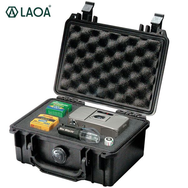 

laoa safety instrument tool box storage tools water-proof box instrument and equip instore with draw-bar without tools