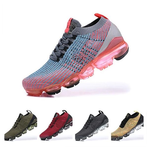 

2019 vapo mens designer shoes women outdoor casual triple black white fly tn cushion jogging trainers athletic sneakers sports shoes, White;red