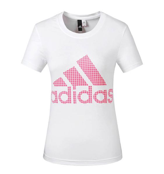 

women t-shirt designer brand casual letter print breathable soft moisture absorption crew neck tees shirt cotton blend size s-2xl love_cloth, White