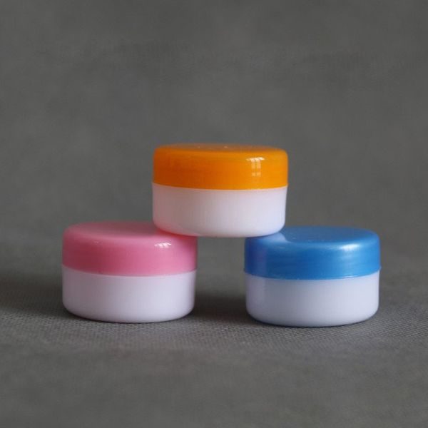 

10g portable refillable bottles travel face cream lotion cosmetic container plastic empty makeup pots jars