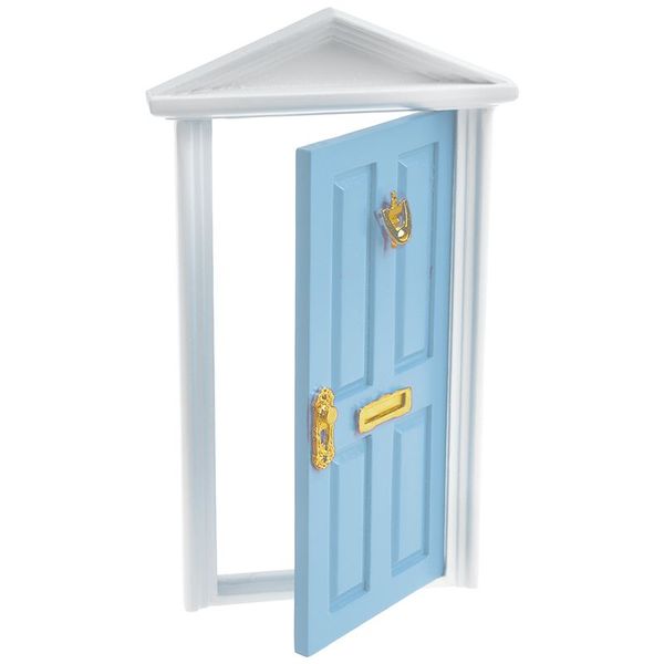 Maison de poupées miniature 14 Panneau double Français PORTES