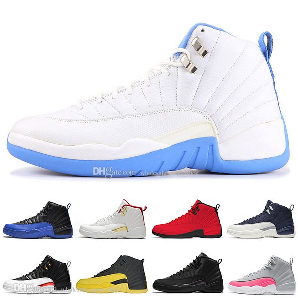 

12 12s University Blue Playoffs mens basketball shoes International Flight Dark Grey Game Royal men sports designer Athletics sneakers