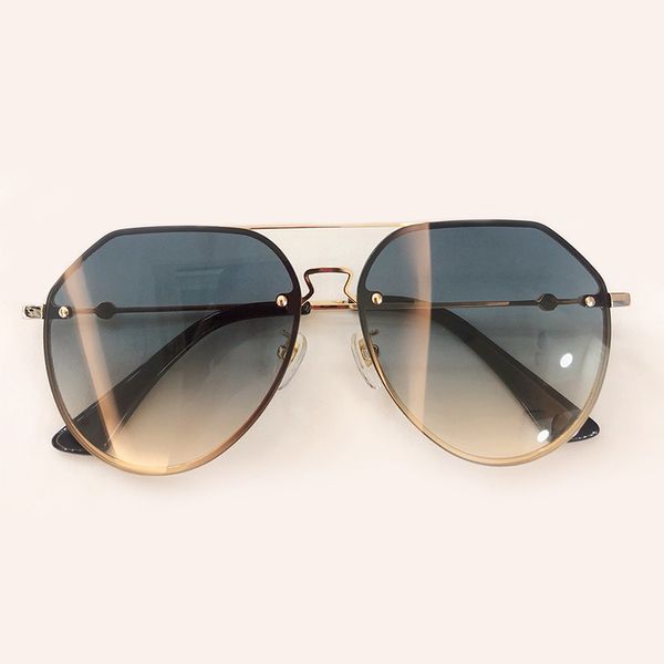 

2019 new shades female fashion brand designer oval women sunglasses female gradient sun glasses 2270, White;black