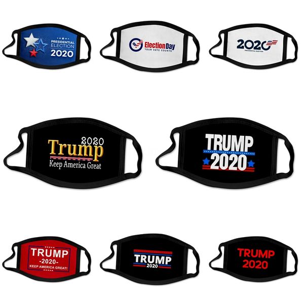 

fashion breathable face mask designer trump mask washable dustproof riding cycling men and women outdoor sports print mouth cotton masks #65