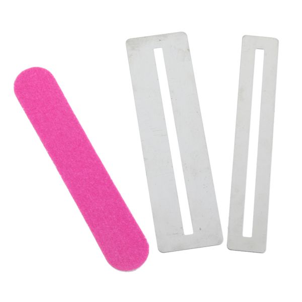 

flexible stainless steel fingerboard protection + flap file polishing tool