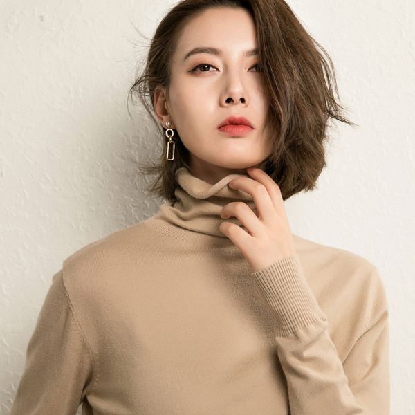 

women pullover jumper knitted sweater women sweaters and pullovers womens sweaters winter clothes turtleneck sweater, White;black