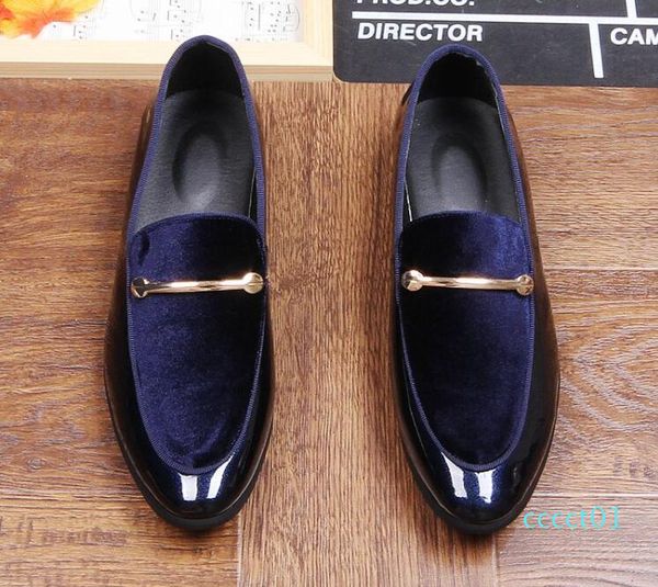 

2019 men streets trendsetter british pointed velvet shoes gentleman oxfords homecoming male wedding prom shoes zapatos hombre ct01, Black