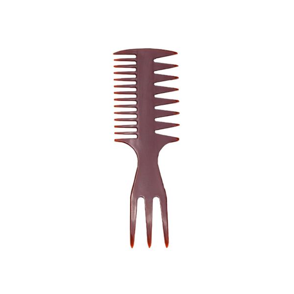

new 5pcs set hair comb for men hair styler insert pick comb show wide tooth better gripping and controlf12.26, Silver