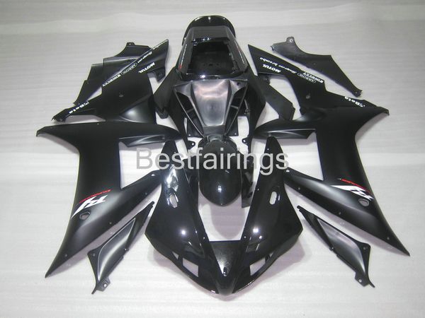 Kit de carenagem de moldagem por injeção de 7 gifts para YAMAHA R1 2002 2003 carenagens pretas YZF R1 02 03 GH46