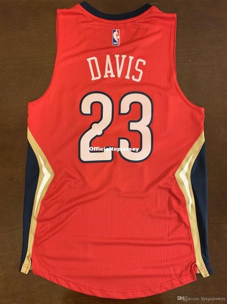 red anthony davis jersey