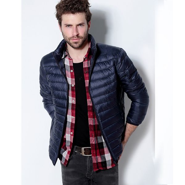 

3xl большой размер воротник стойка xxs малый размер европейский стиль зимняя куртка мужчины куртка jaqueta masculina casaco masculino invern, Black