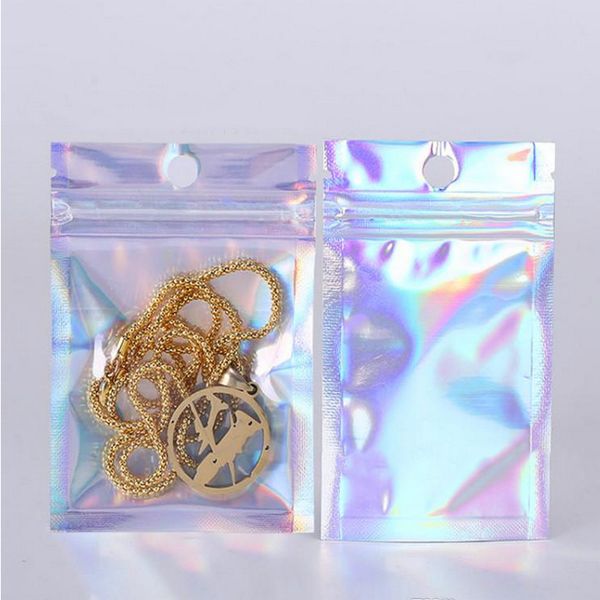 

4.1x5.9in 1000pcs food grade resealable bags holographic resealable bags translucent pouches designs mask packaging bag mtr0f sweet07 cuznj